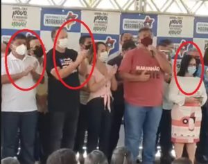 ATAQUE DE MACHISMO? Veja no vídeo, Flávio Dino desrespeitando outra prefeita no mesmo palanque com Carlos Brandão…