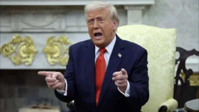 Trump diz que Brasil ‘não tem sido bom’ para os EUA e que anunciará tarifas a país até quinta