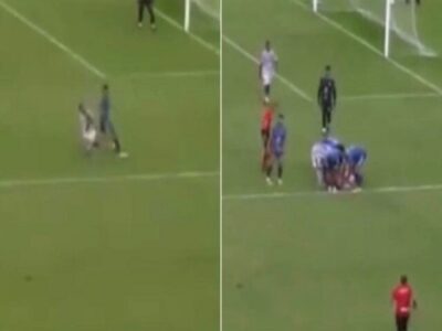 Jogador do MAC é atingido por linha de pipa em jogo no Castelão