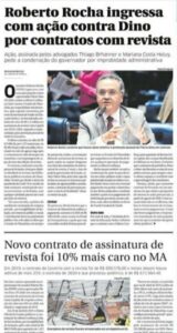 Carta Capital: Roberto Rocha protocola ação contra Flávio Dino