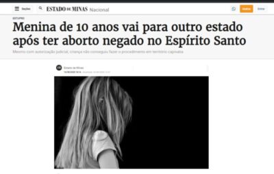 Abortistas aplaudem assassinato de criança no Brasil…