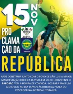 Ato em comemoração ao dia da Proclamação da República na Praça do Pescador