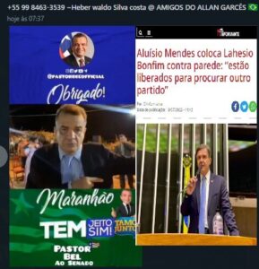 Boa sorte, Lahésio: Bel pelas portas dos fundos?