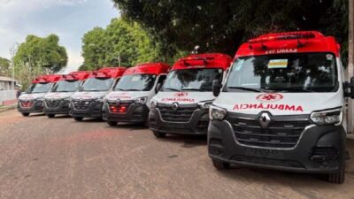 Pela primeira vez Imperatriz recebe seis ambulâncias para fortalecer o atendimento do SAMU