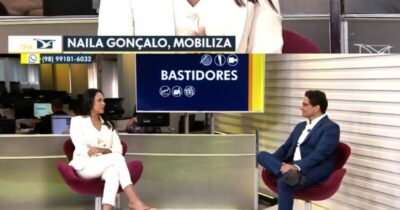 Na TV Mirante, Naila Gonçalo fala sobre compromissos e prioridades para Bacabeira