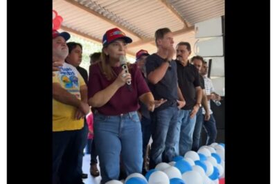 Vídeo: Iracema Vale anuncia ao seu grupo apoio a Orléans Brandão e Weverton