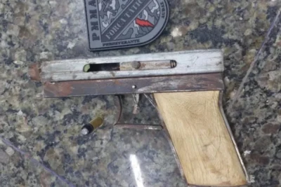 PM intercepta homem com arma de fogo semi-industrial em Timon