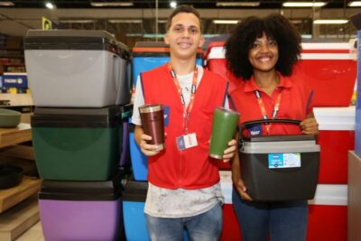 Muitas opções em produtos de lazer para as férias