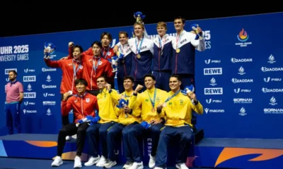 Brasil leva medalha na natação, a 1ª nos Jogos Mundiais Universitários