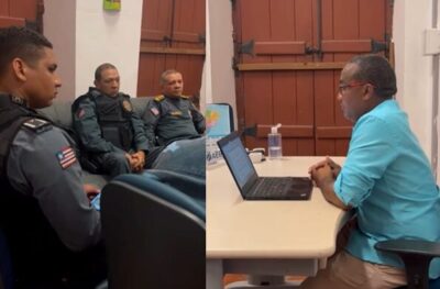 Prefeito Nivaldo Araújo reúne com autoridades policiais visando alinhar logística para receber evento do Projeto Viva Alcântara
