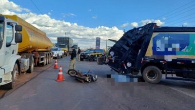 Homem morre após ser atingido por caminhão de limpeza em Imperatriz