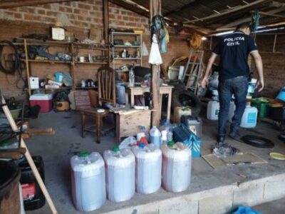Polícia prende dois suspeitos por venda clandestina de combustível em São João dos Patos
