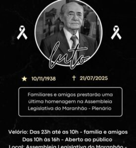 Morre o ex-deputado Carlos Guterres, aos 86 anos