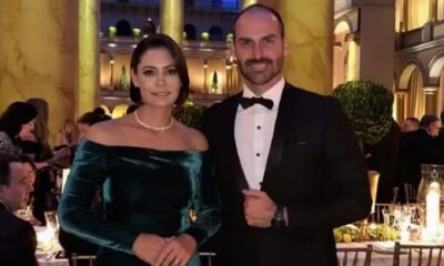 A indireta de Eduardo Bolsonaro a Michelle