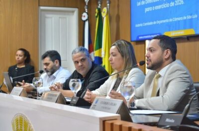 Vereadores discutem LDO 2026 com previsão de R$ 6,1 bilhões em receita
