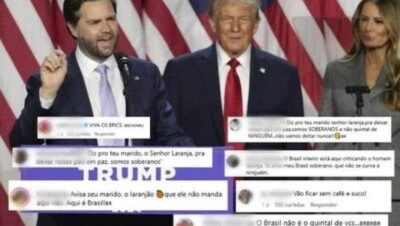 Depois de Trump, brasileiros invadem perfil de Melania e vice-presidente dos EUA