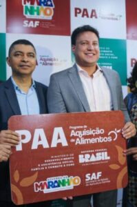 Felipe Camarão participa de evento de entrega de alimentos do PAA