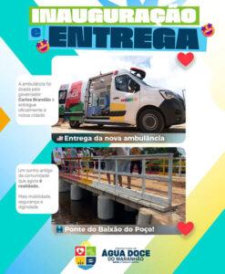 Mais conquistas para Água Doce do Maranhão!