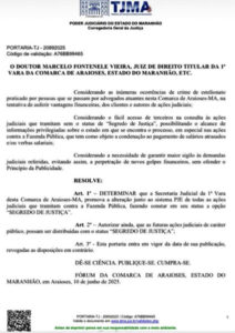 Doutor Marcelo Fontenele Vieira publica portaria visando combater crime de estelionato em Araioses