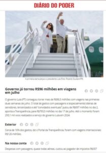 Socialismo na prática: Vida de luxo, ostentações, sigilos e, claro, paguem as contas, otários….