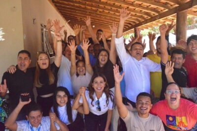 Prefeito Gilson Guerreiro reafirma apoio à deputada Abigail Cunha em evento político em Grajaú