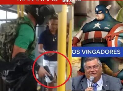 “Assaltos do bem” às vésperas do Dia dos Pais: chamem o “vingador” Flávio Dino cassador de “armas alugadas”…