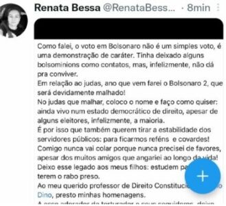 Procuradoria Geral do Estado emite nota sobre ataque ao Presidente do Brasil…