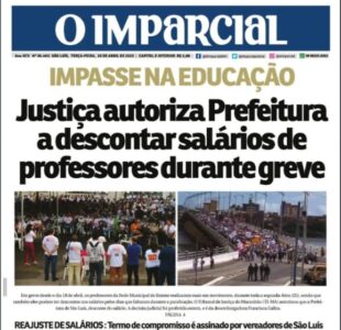 A corda arrebentou do lado mais fraco…