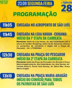 Bolsonaro outra vez no MA; agora em São Luís