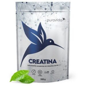 Creatina Premium Puravida monoidratada e micronizada garante boa absorção pelo organismo