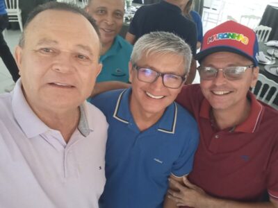 Ribamar Inácio acompanha entrega da requalificação da MA-203, na Raposa, ao lado de Brandão e Eudes