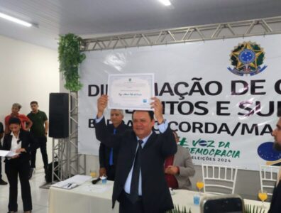 Rigo Teles é diplomado para mais um mandato como prefeito de Barra do Corda