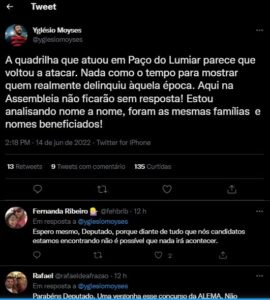 Yglésio denuncia “quadrilha do concurso” e promete fazer mais revelações de “poderosos” envolvidos nas fraudes…