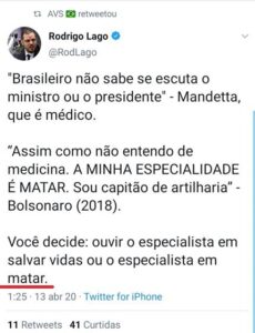 Alô, Bolsonaro: Até os subalternos de Flávio Dino saem aos xingamentos contra presidente?