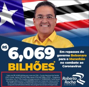Apoio ao Maranhão e Brasil: Roberto Rocha fala sobre os bilhões enviados por Bolsonaro para socorrer o estado que está falido após implantação do comunismo…