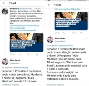 Allan Garcês enquadra senador Weverton e manda a real sobre Mais Medicos: “Bolsonaro quer maior atenção ao Norte e Nordeste”…