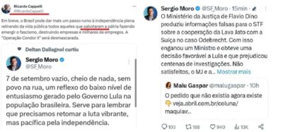 “Perseguição do bem”: Sob Dino Ministério da Justiça tornou-se uma espécie de “gabinete do ódio” contra opositores?