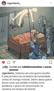 Covid-19: Após comemorar a cura de seu irmão, e lutar pela recuperação de um filho, Roberto Rocha critica o uso político da pandemia…