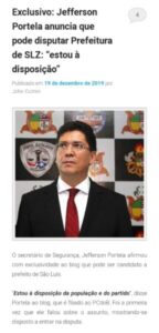 Flávio Dino o novo Sarney: Ou, Rubens Júnior e Duarte Jr. serão substituidos por outro candidato do “consórcio comunista”…