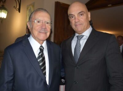 Sarney sai em defesa de Alexandre de Moraes: “Não podemos correr atrás de doido”