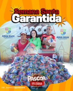 Prefeitura de Água Doce do Maranhão faz entrega de cestas básicas