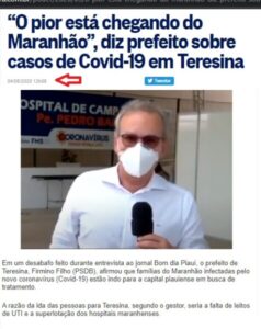 Covid-19: vereador quer saber onde foram parar os milhões enviados por Bolsonaro para Timon…