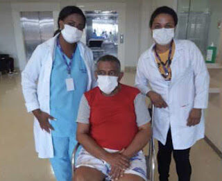 Na imagem do dia: Jornalista Silvan Alves recebe alta e volta para casa…