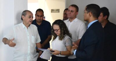 Blog Do Ribinha: Prefeito Silvio Mendes realiza visitas técnicas às secretarias municipais