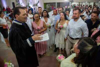 Casais oficializam união em cerimônia na Comarca de Timon