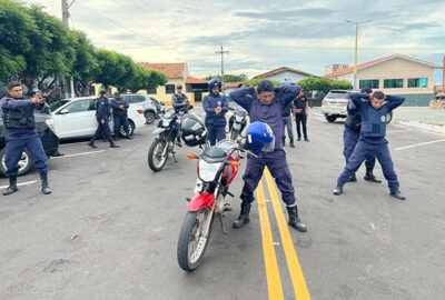 Prefeitura de Araioses promove aula prática de abordagem para a Polícia Municipal em parceria com a Polícia Militar