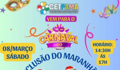 Carnaval da Inclusão do Maranhão promete diversão e acessibilidade para crianças autistas e suas famílias
