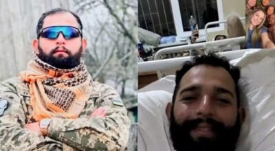 Maranhense recrutado pelo Exército da Ucrânia tem perna amputada