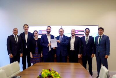 Em Londres, governador Carlos Brandão formaliza parceria com investimento de 100 milhões de dólares para recuperação de áreas de floresta no Maranhão