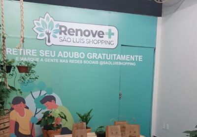 Compostagem transforma resíduos alimentares em adubo no São Luís Shopping e contribui para a sustentabilidade